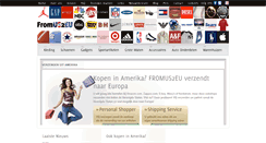Desktop Screenshot of fromus2eu.nl